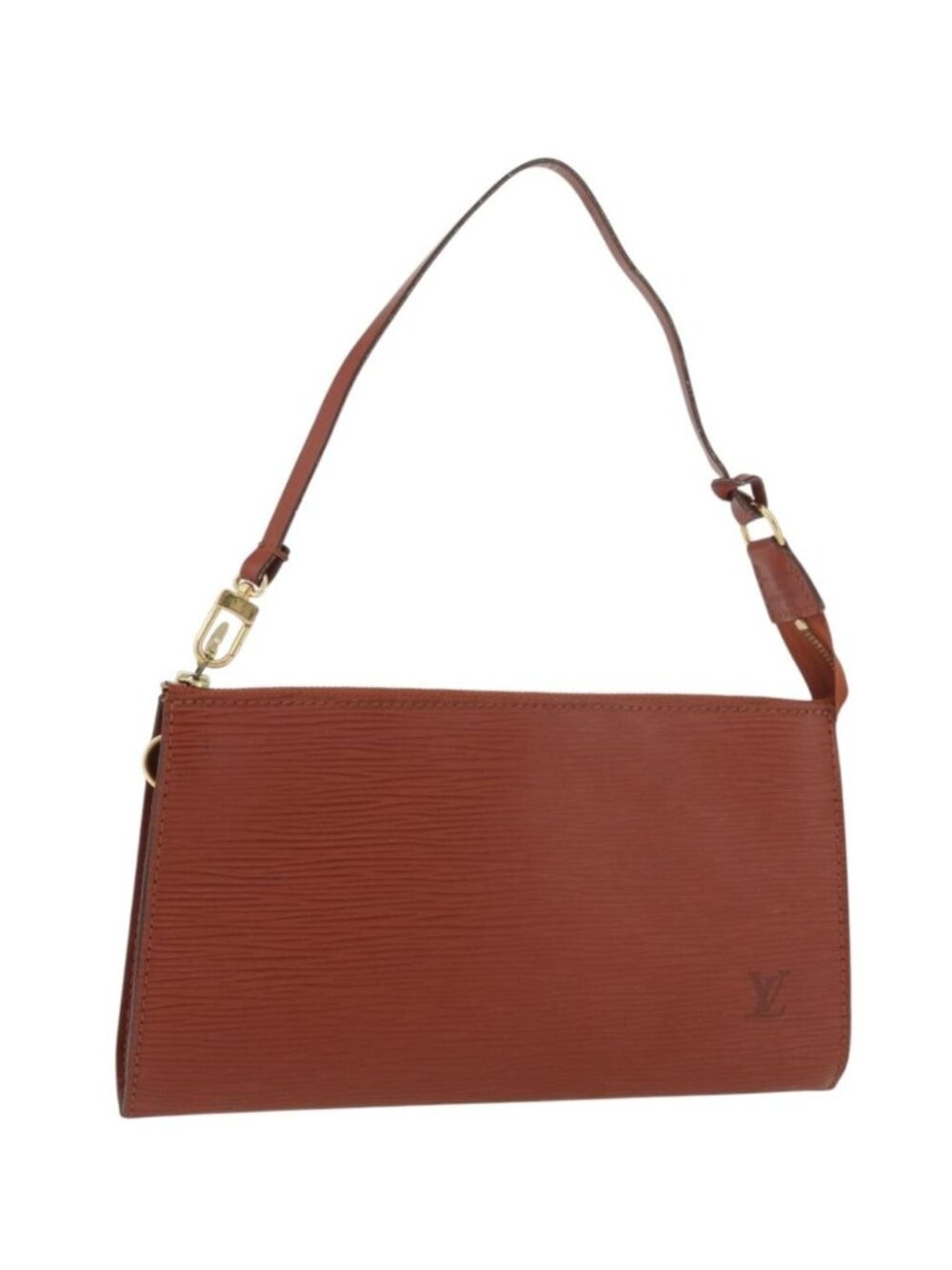 LOUIS VUITTON Epi Pochette Accessoires Pouch Brown M52953